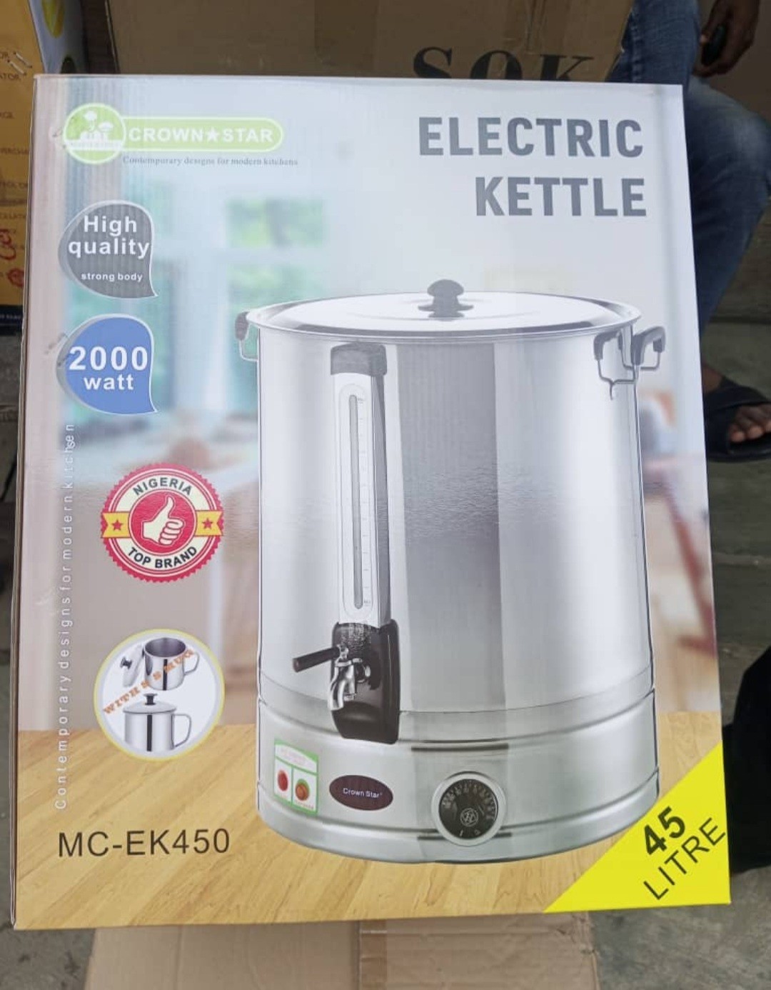 45 liters electric kettle