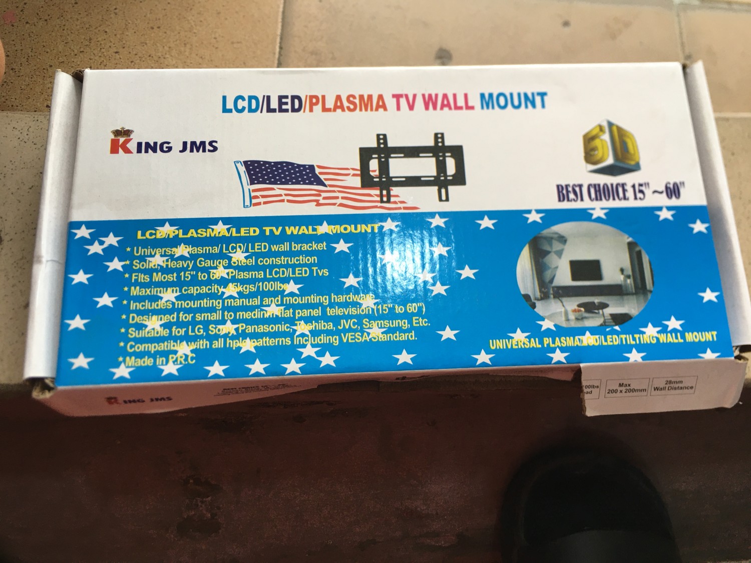 tv hanger stand“ 15”-60